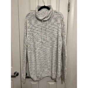 NWT Commerce Riley Funnel Neck Sweater - Size XXL - Off-White